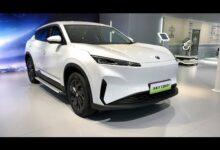 Видеообзор экстерьера и интерьера: Dongfeng Aeolus SKY EV01 2024 года — Автосалон в Гуанчжоу 2023 года