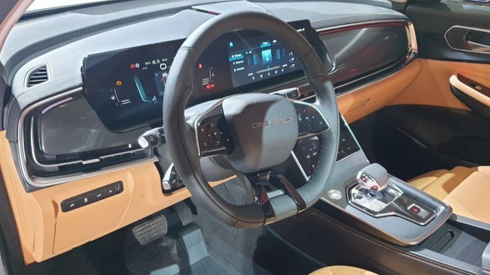 BAIC X75 презентация салона интерьер спереди