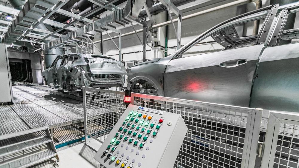 Покрасочный цех на заводе Haval 