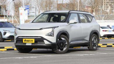 Kia начала производство экспортной модели EV5 в Китае. Kia начала производство экспортной модели EV5 в Китае.