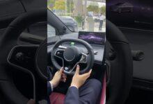 Короткое видео нового Huawei Chery Luxeed S7 EV 2024 года