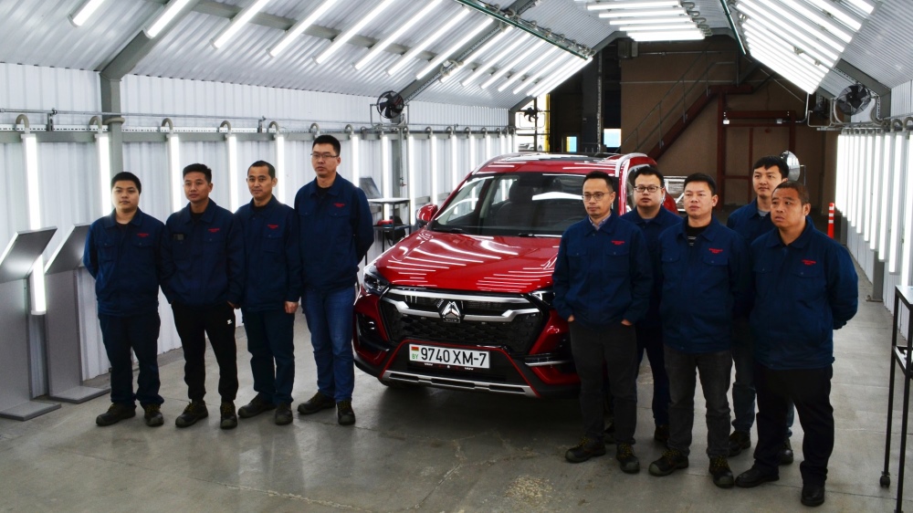 кроссовер VGV U70 Pro завод Юнисон Минск Беларусь сборка Китайские инженеры