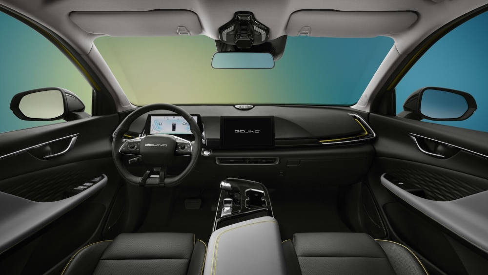 обновленный интерьер салона BAIC X55 2024 модельного года