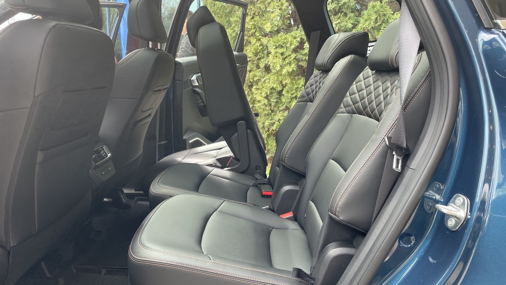 Geely Okavango в Казахстане, салон, второй ряд сидений