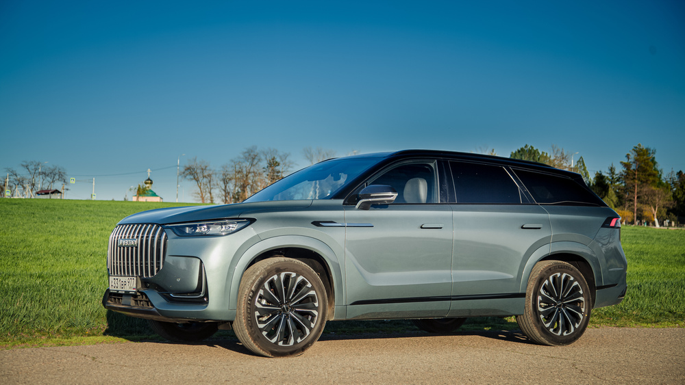 Jaecoo J8 боковой передний тест