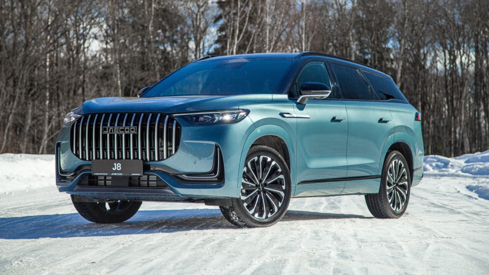 Jaecoo J8 боковой передний тест