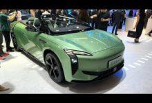 Видеообзор экстерьера и интерьера: кабриолет FAW HONGQI EH7 EV 2024 года — Пекинский автосалон 2024 года