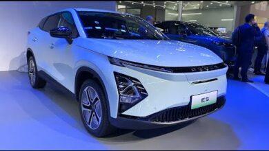 Видеообзор экстерьера и интерьера Chery Omoda E5 EV 2024 года — Пекинский автосалон 2024 года