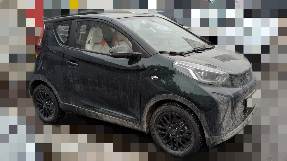 Chery eQ1 вид спереди сбоку в России