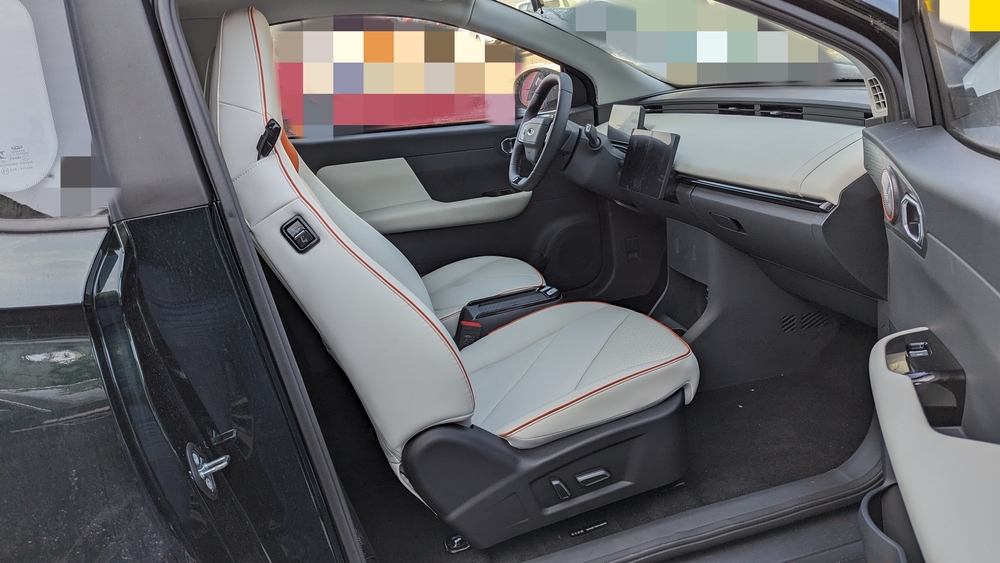 Chery eQ1 в России салон салон сиденья первого ряда