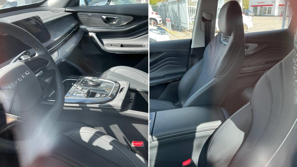 Обновленный кроссовер Exeed LX в России салон салона