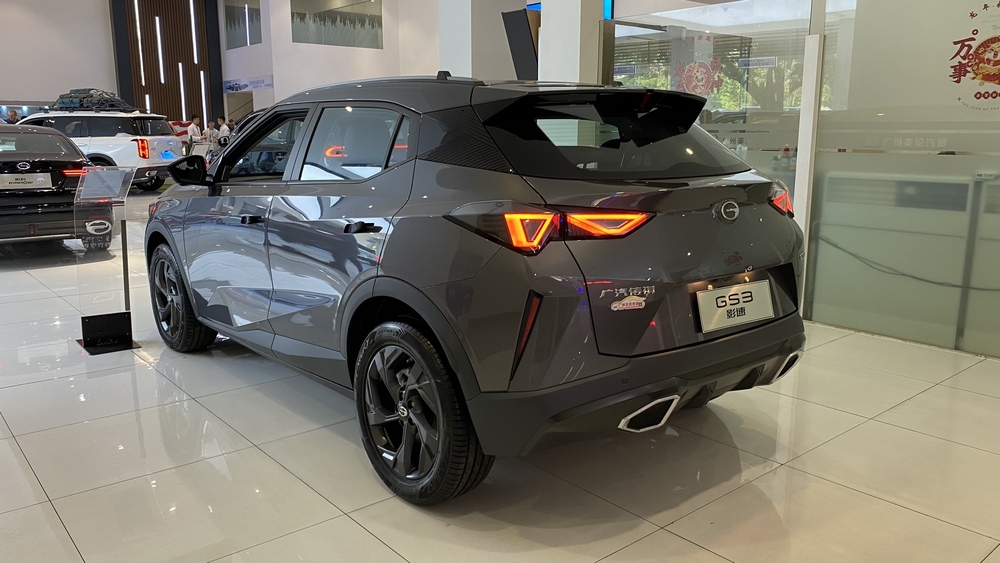 GAC GS3, вид сзади от дилера в Китае