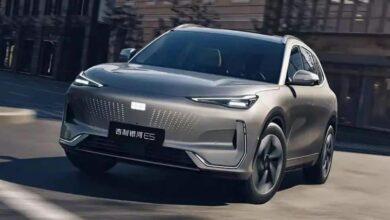 Официальные фотографии Geely Galaxy E5 представлены в Китае Официальные фотографии Geely Galaxy E5 представлены в Китае