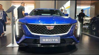 Видеообзор экстерьера и интерьера Cadillac CT5 2.0T 10AT 2024 года — Пекинский автосалон 2024 года