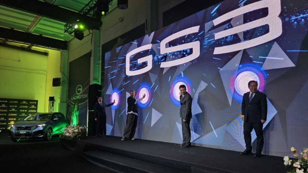 GAC GS3 в России цены, лицевая презентация