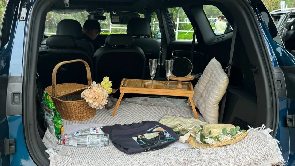 Пикник в багажнике Geely Okavango