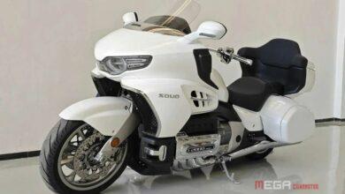 В Китае представлены фотографии мотоцикла класса люкс SOUO H8 с двигателем V8 от Great Wall Motor