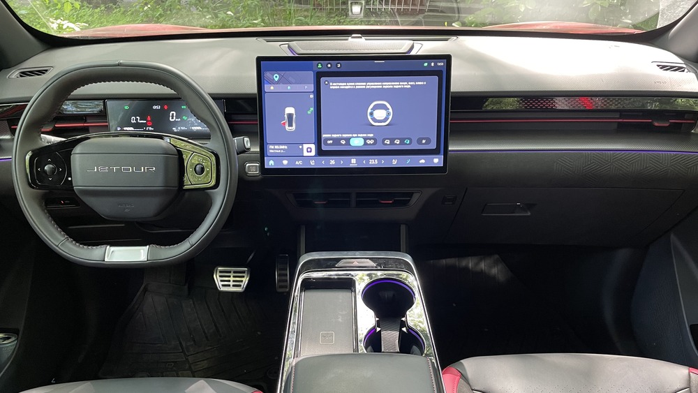 Jetour Dashing в Казахстане тест-драйв салон салон первый ряд