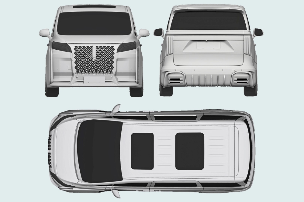 Патент на минивэн Wey Alpine Co-Creation в России