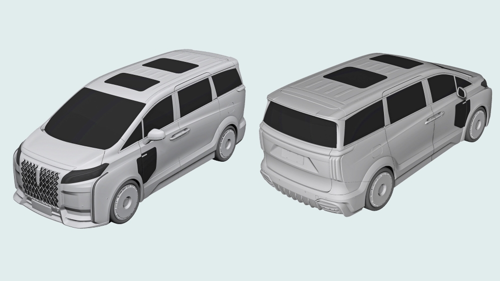 Патент на минивэн Wey Alpine Co-Creation в России