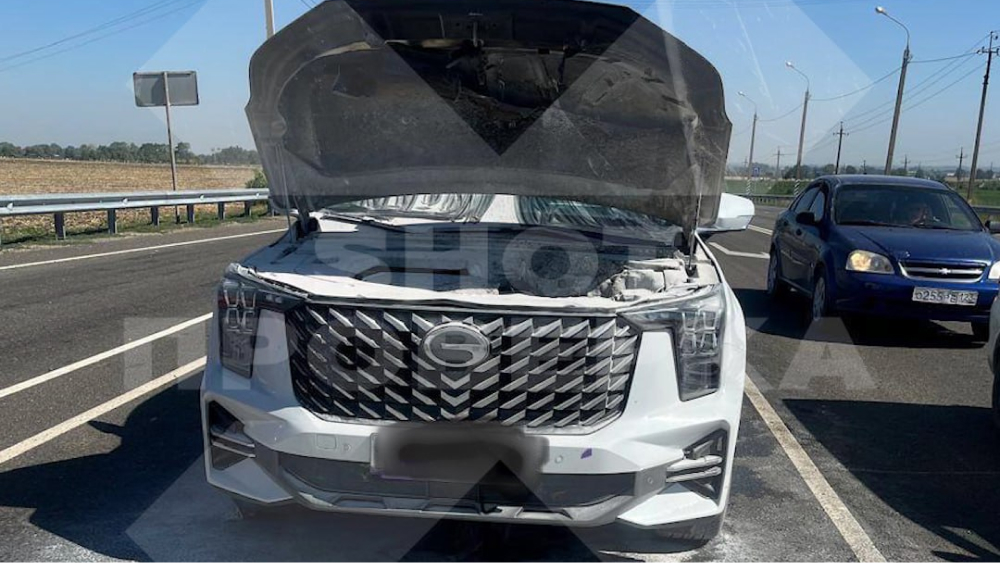 кроссовер gac gs8 ii пожарный отсек двигателя внутреннего сгорания