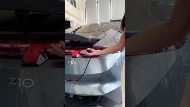 Видеообзор экстерьера и интерьера электромобиля Geely Lynk&Co Z10 2024 года