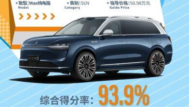 В Китае кроссовер Aito M9 от Huawei и Seres получил общую оценку в пять звезд в тесте безопасности C-NCAP