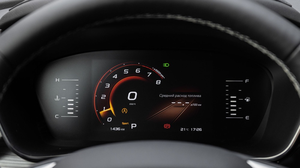 Belgee X70 салон приборная панель