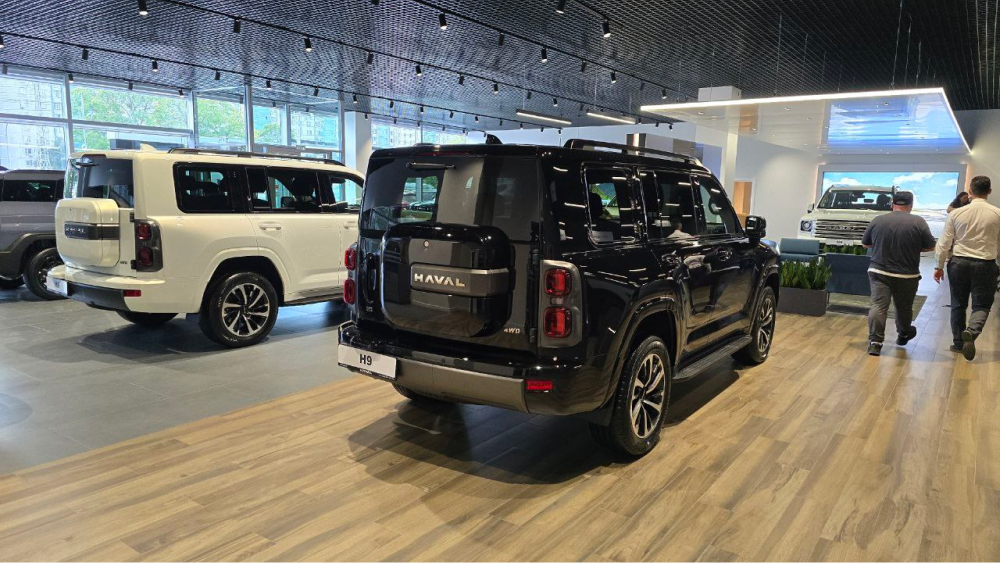 новый haval h9 у дилера automir белый черный боковая задняя цена