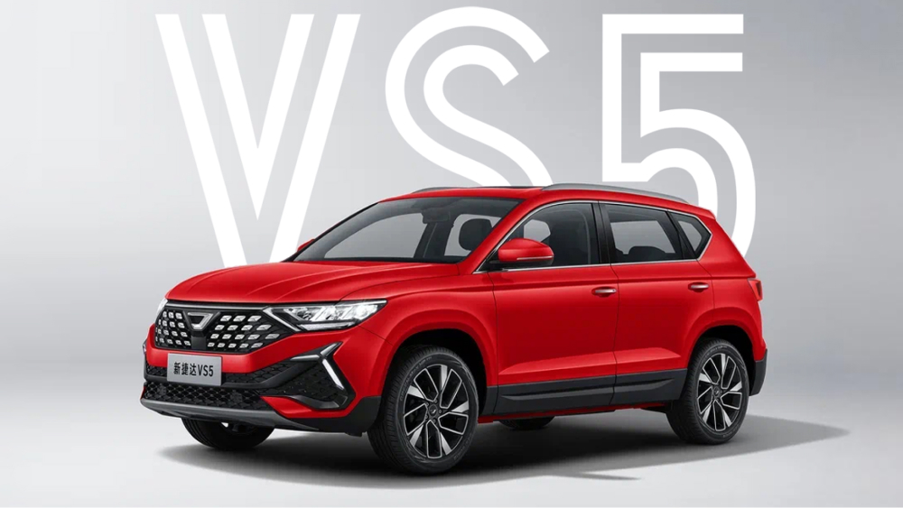 кроссовер jetta vs5 боковая передняя часть красная