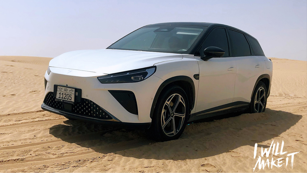 кроссовер hozon auto neta l uae dubai передняя сторона белый