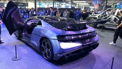 Видеообзор экстерьера и интерьера китайского суперкара BYD YangWang U9 EV 2024