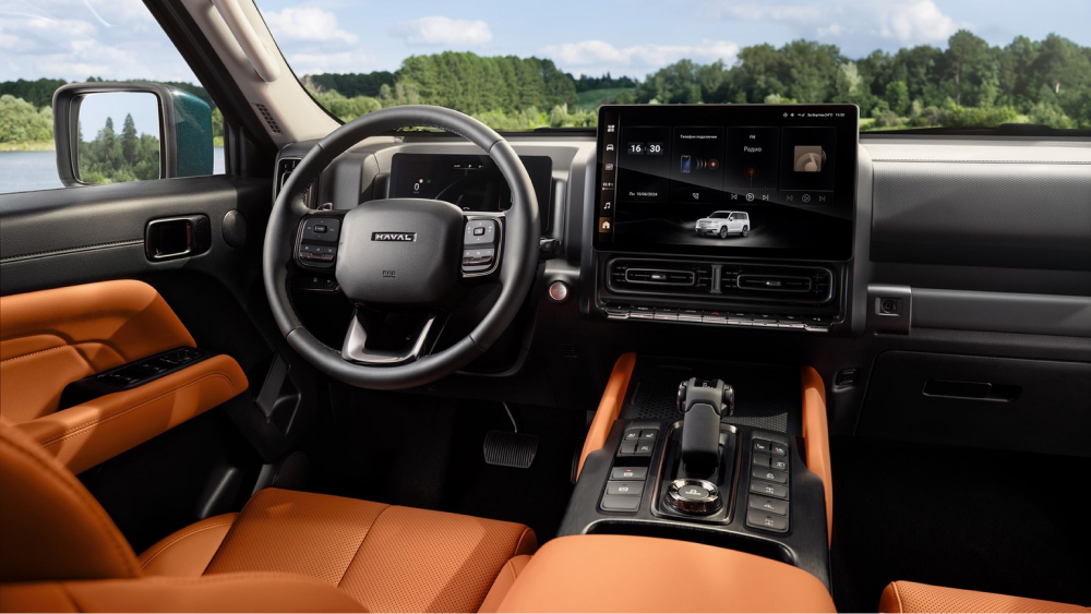 haval h9 оранжевый интерьер официальное изображение