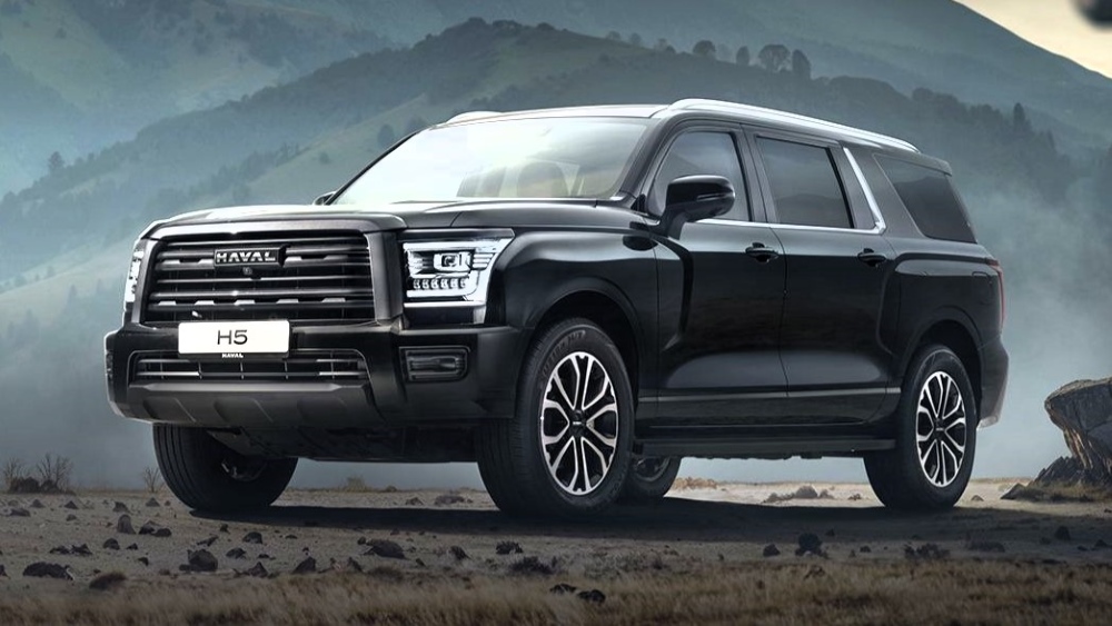 Анонс бокового вида внедорожника Haval H5