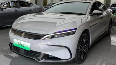 В Китае новый седан BYD Han 2025 года, поступает в дилерские автосалоны для начала продаж В Китае новый седан BYD Han 2025 года, поступает в дилерские автосалоны для начала продаж