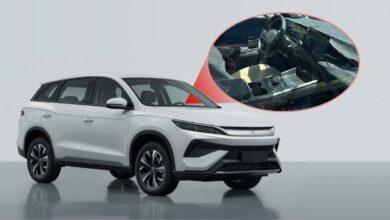 В Китае интерьер нового BYD Song Pro DM-i был показан на шпионских снимках. В Китае интерьер нового BYD Song Pro DM-i был показан на шпионских снимках.