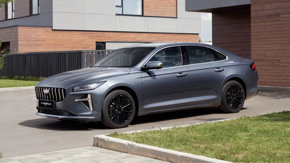 предисловие geely боковая передняя серая