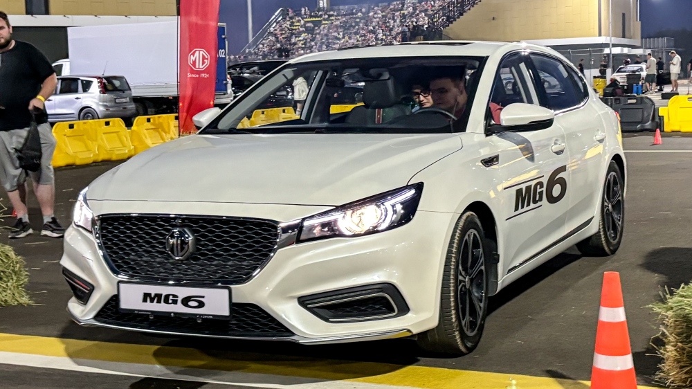 MG 6 в Казахстане, вид спереди