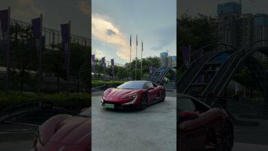 Короткое видео. Прыгающий суперкар YangWang U9