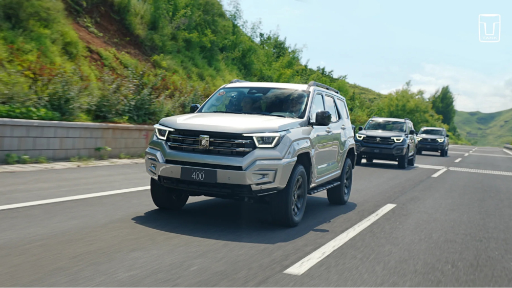 бензобак 400 в Китае серый сбоку спереди