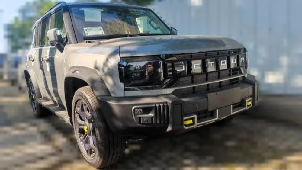 Гибридный кроссовер Jetour T2, экспорт передней части