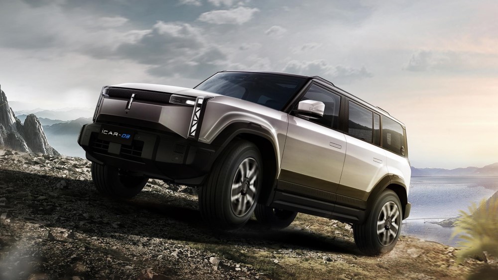 Chery iCar 03 передняя сторона