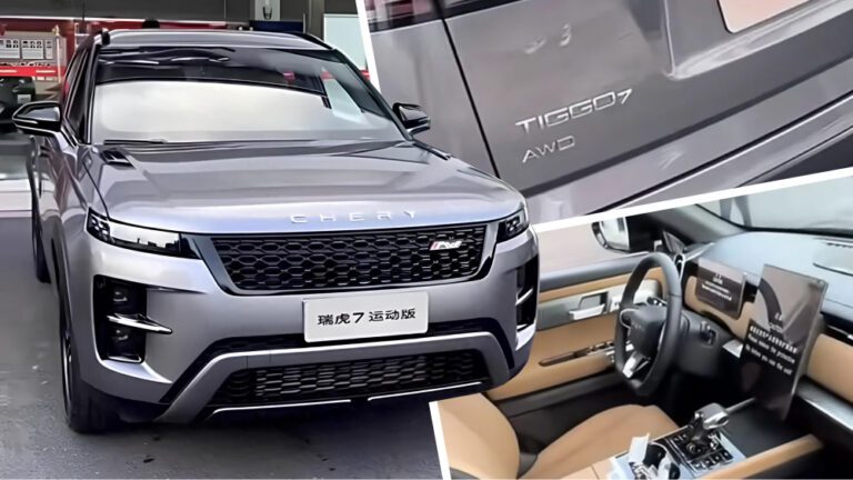 В Китае новый Jaecoo J7 замечен у дилерского центра, дизайн вдохновлен Land Rover
