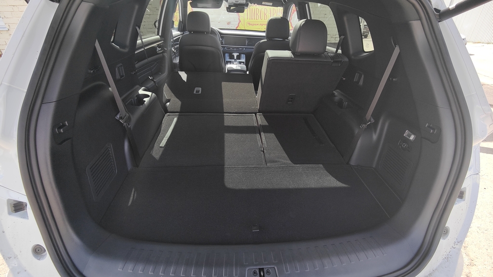 Dongfeng DFSK Fengon ix7 тест Mishina салон интерьер сиденья второй ряд сложить багажник