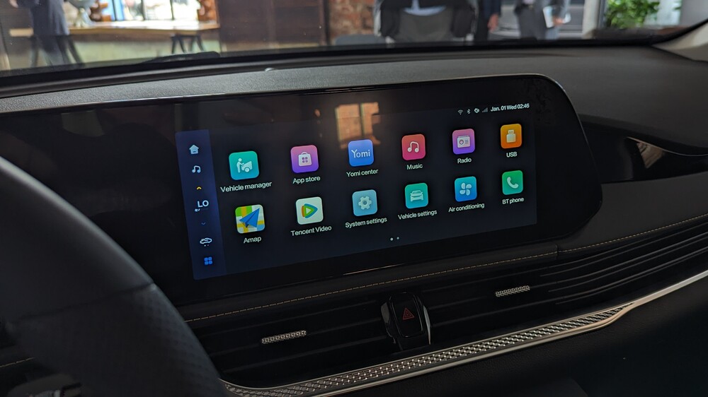 FAW Betune B70 для России Салон Салона Мультимедийная система