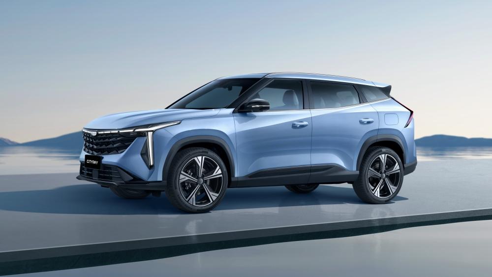 Передняя часть кроссовера Geely Cityray