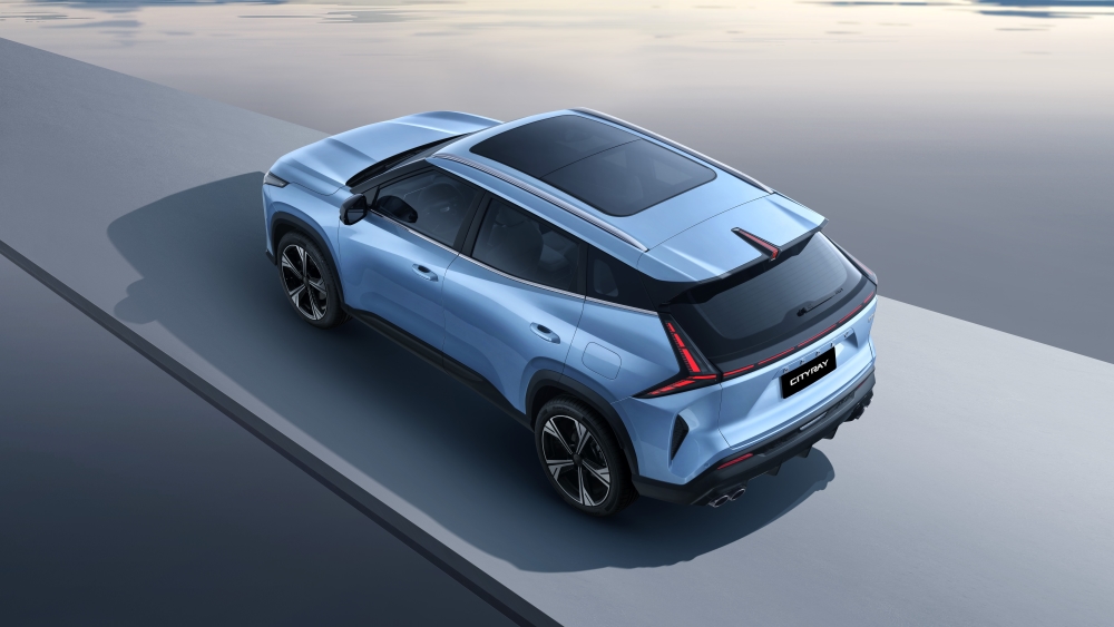 Кроссовер Geely Cityray вид сзади