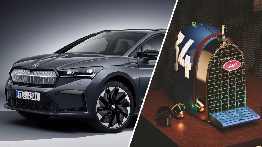 Дизайнерские работы Саидина Османчевича Кофеварка Skoda Enyaq Bugatti Type 35