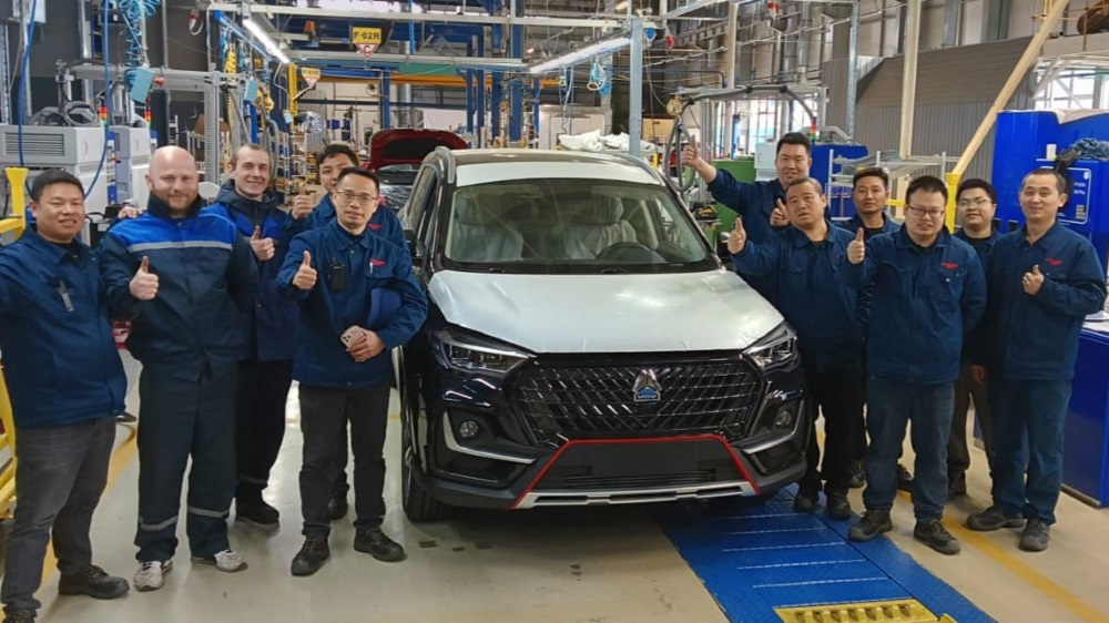 Кроссовер VGV U75 Plus сборочное производство в Беларуси Унисон