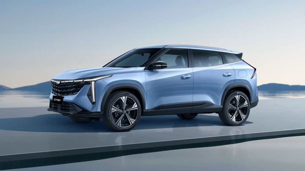 Передняя часть кроссовера Geely Cityray